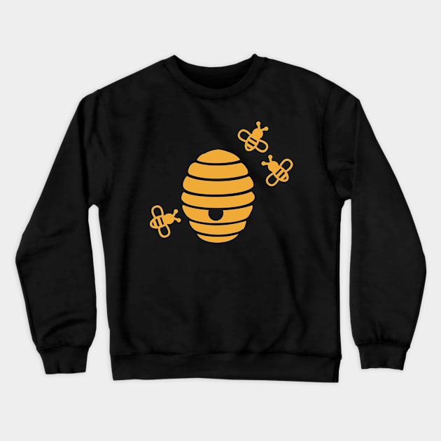 Beehive Crewneck Sweatshirt by Designzz